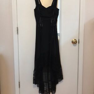Hot Topic Black Lace Midi Dress SM